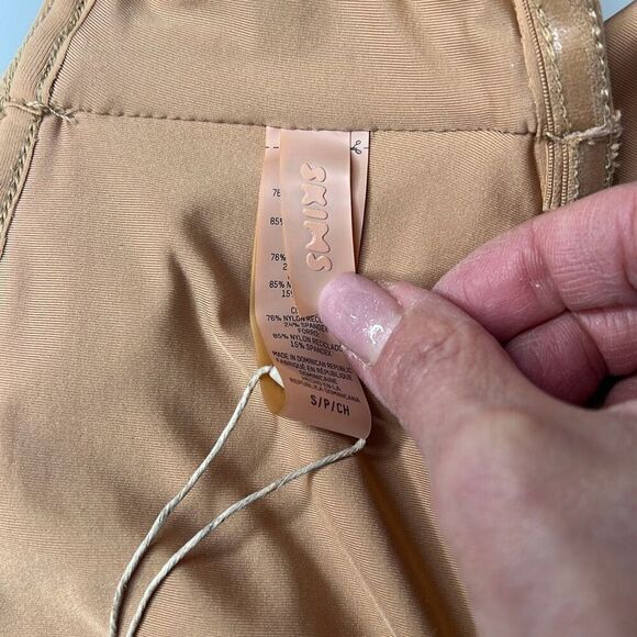 Skims Rhinestones Bandeau High waisted Nude Bikini S - Picture 11 of 16